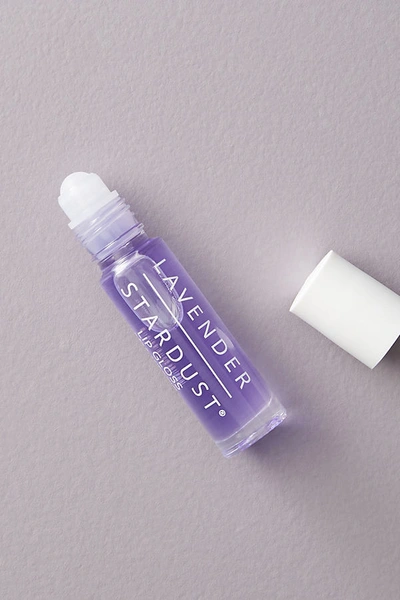 Shop Lavender Stardust Lip Gloss In Purple