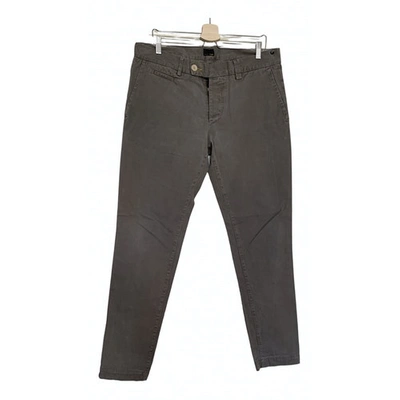 Pre-owned Fendi Trousers In Grey