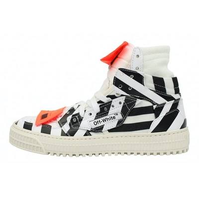Pre-owned Off-white Off-court Leather Trainers In White