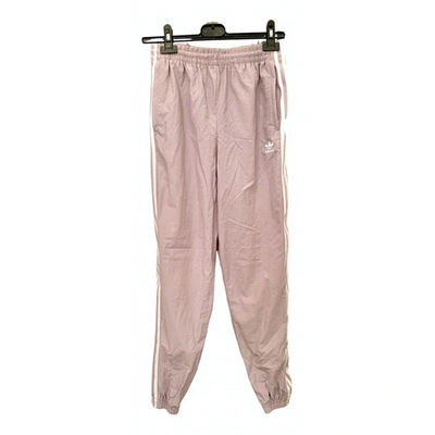 Pre-owned Adidas Originals Trousers In Purple