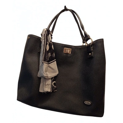 Pre-owned Bric's Black Leather Handbag