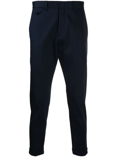 Shop Low Brand Slim-fit Trousers In Blue