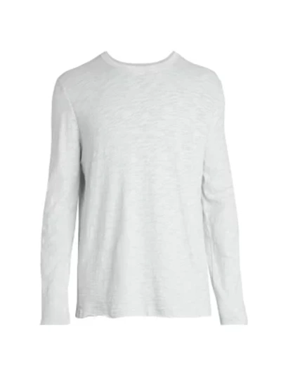 Shop Atm Anthony Thomas Melillo Men's Long Sleeve T-shirt In Silver