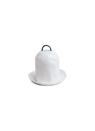 Shop Feldspar Fine Bone China Egg Cup And Bell Jar - Cobalt