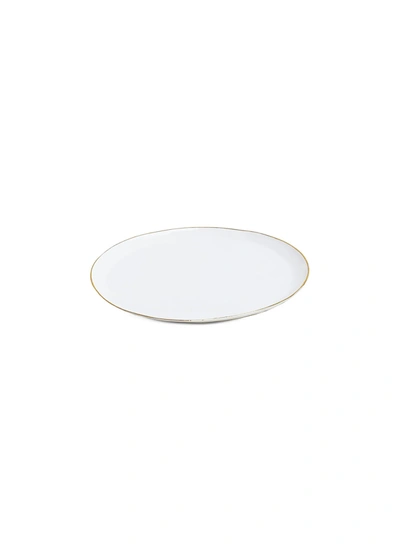 Shop Feldspar Fine Bone China Dinner Plate - Gold