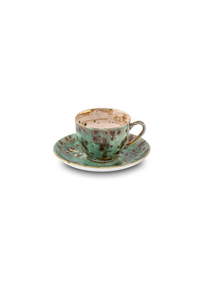 Shop Coralla Maiuri Michelangelo Porcelain Teacup And Saucer