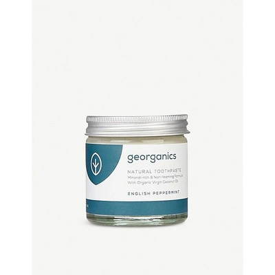 Shop Georganics Natural Toothpaste English Peppermint 60ml