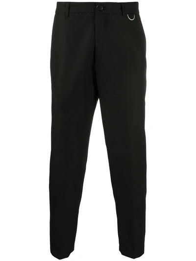 Shop Low Brand Straight Leg Trousers In Black