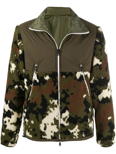 Shop Moncler Reversible Jacket In Green