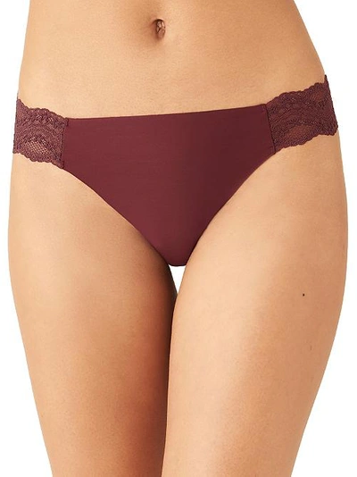 Shop B.tempt'd By Wacoal B.bare Thong In Windsor Wine