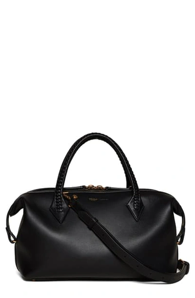 Shop Metier Small Perriand City Leather Duffel Bag In Black