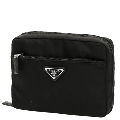 Pre-owned Prada Black Nylon Pouch