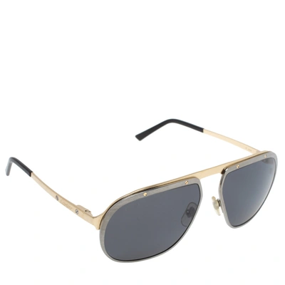 Pre-owned Cartier Aviator Sunglasses In Grey