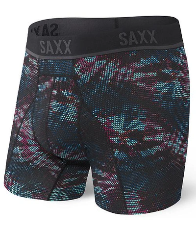 Shop Saxx Kinetic Hd Boxer Brief In Blue Sky Explorer