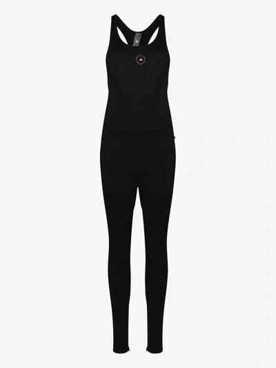 Shop Adidas By Stella Mccartney Truepur Jumpsuit In Black