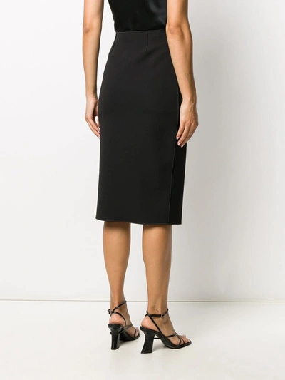 Shop Emporio Armani Skirt In Black