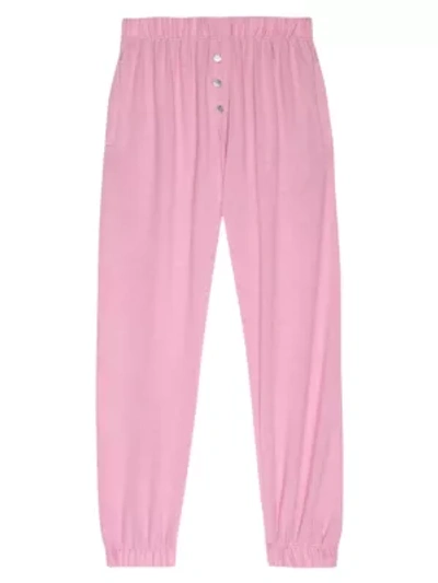 Shop Donni Henley Sweatpants In Rose