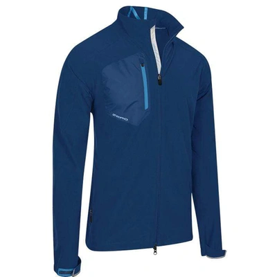 Shop Zero Restriction Z700 Full Zip Jacket In Blue Indigo