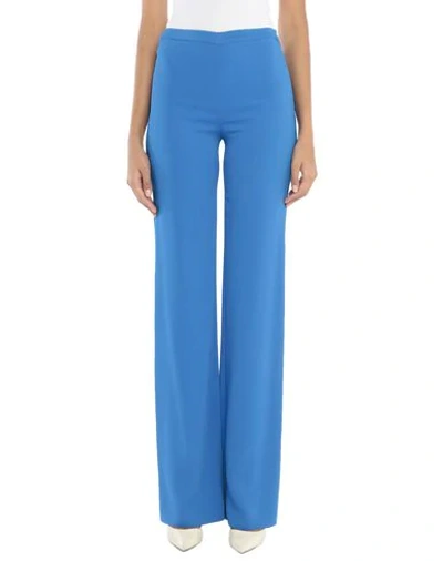Shop Emilio Pucci Casual Pants In Bright Blue