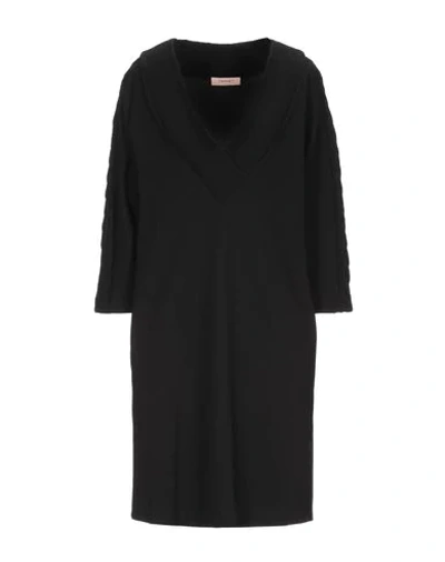 Twinset Short Dresses In Black