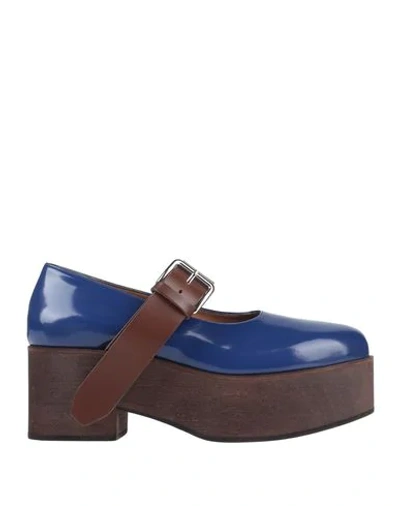 Shop Marni Pumps In Blue