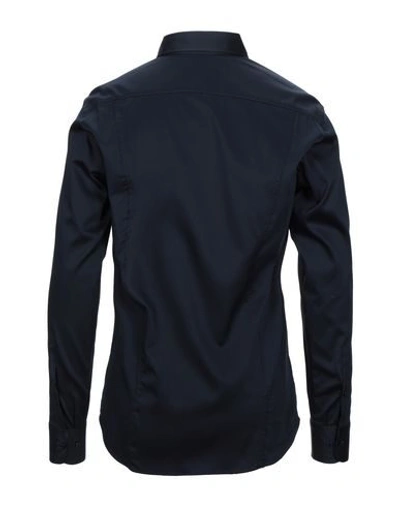 Shop Alessandro Dell'acqua Shirts In Dark Blue