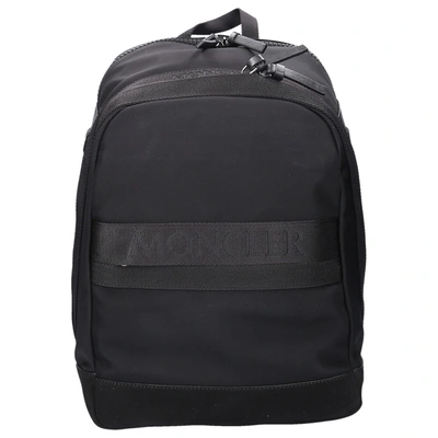 Shop Moncler Men Backpack Gimont Nylon Polyamid Logo Black