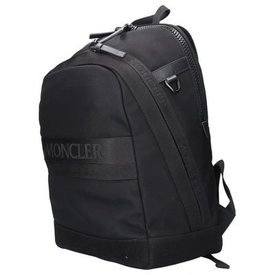 Shop Moncler Men Backpack Gimont Nylon Polyamid Logo Black