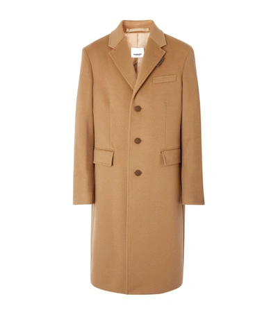 Shop Burberry Wool-cashmere Tailored Coat