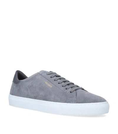 Shop Axel Arigato Suede Clean 90 Sneakers In Grey
