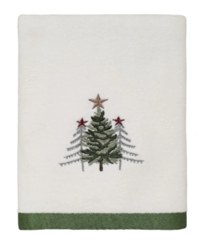 Avanti Trees Hand Towel Bedding In White