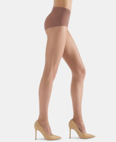 Shop Natori Women's Crystal Sheer Control Top Pantyhose In Honey