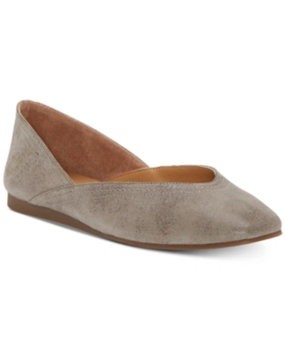 Shop Lucky Brand Women's Alba Flats In Titanium