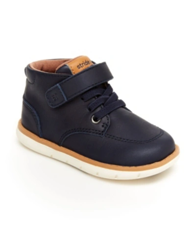 Stride Rite Toddler Boys Srt Suede Detail Quinn Casual Shoe In Navy