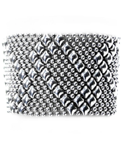 Sg Liquid Metal B46 Silver Mesh Bracelet In 7", 7 1/2" Or 8" In Silver