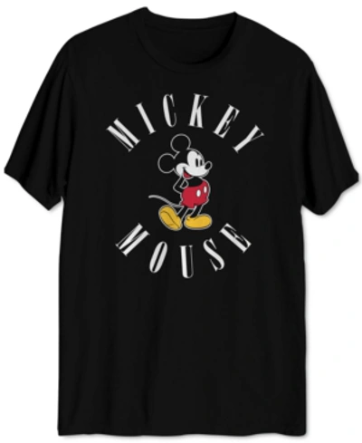 Shop Hybrid Nineties Mickey Mouse Men's Graphic T-shirt In Black