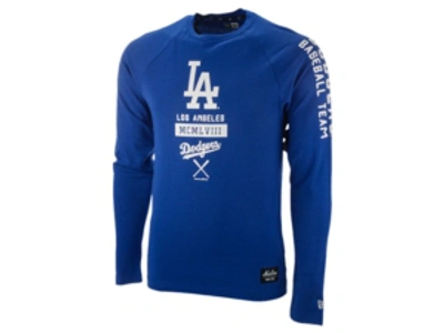 Shop New Era Los Angeles Dodgers Men's Stacked Line Up Long Sleeve T-shirt In Royalblue