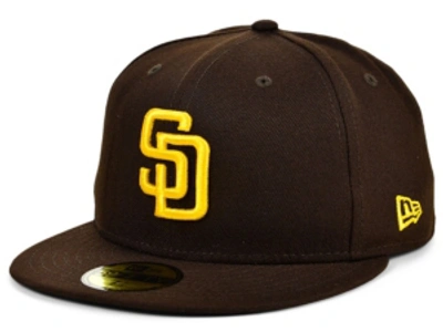 Shop New Era Men's San Diego Padres 2020 Jackie Robinson 59fifty Cap In Brown