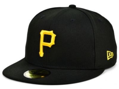 Shop New Era Men's Pittsburgh Pirates 2020 Jackie Robinson 59fifty Cap In Black