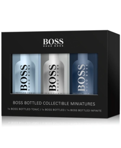 Shop Hugo Boss Men's 3-pc. Boss Bottled Miniatures Gift Set