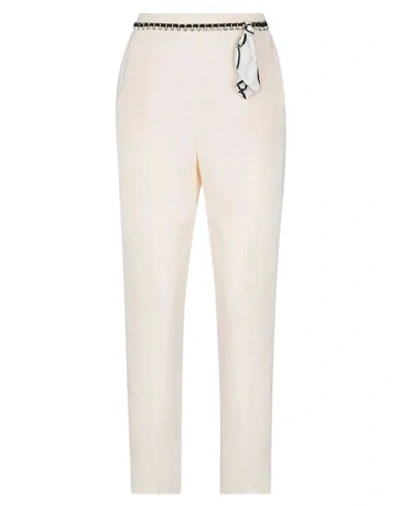 Elisabetta Franchi Pants In White