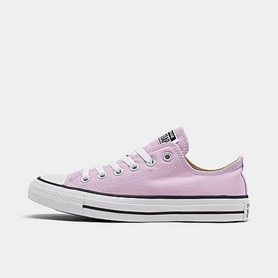 Shop Converse Women's Chuck Taylor All Star Seasonal Low Top Casual Shoes In Pink