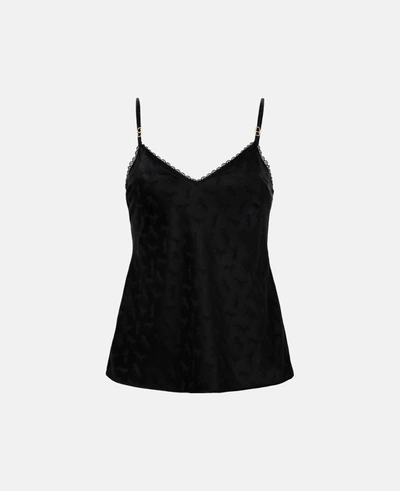 Shop Stella Mccartney Black Gloria Sprinting Camisole