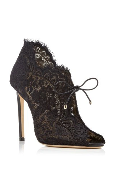 Shop Jimmy Choo Kaiana Floral Lace Pumps In Black