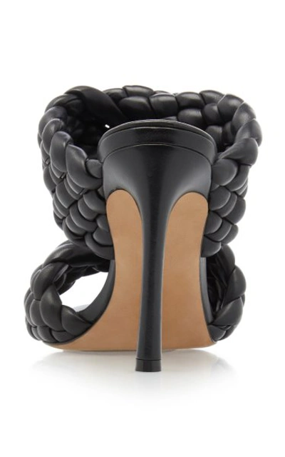 Shop Bottega Veneta The Curve Sandals In Black