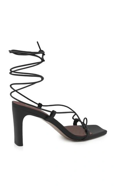 Shop Alohas Bellini Strappy Leather Sandals In Green