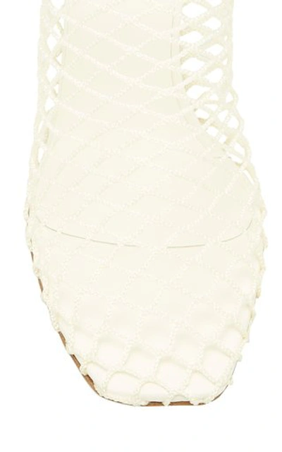 Shop Neous Bophy Mesh Leather Mules In White