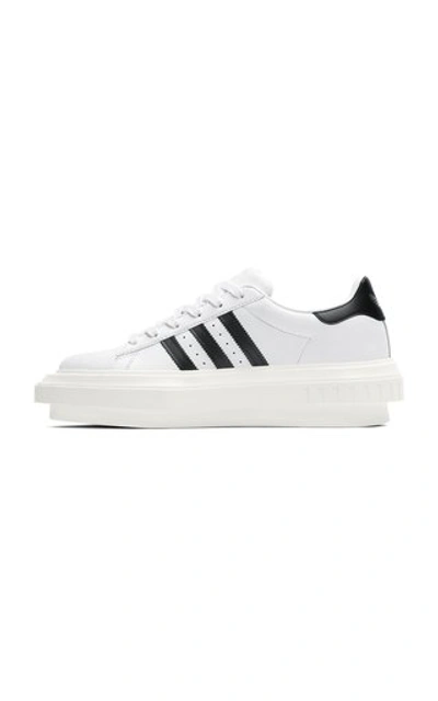 Shop Adidas X Beyonce Women's Superstar Platform Leather Sneakers In White