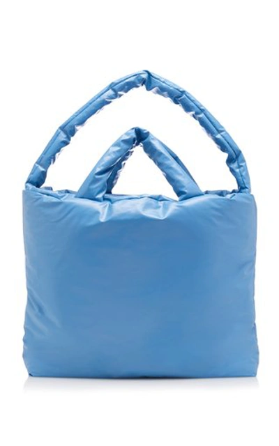 Shop Kassl Oil Padded Nylon Tote Bag In Blue