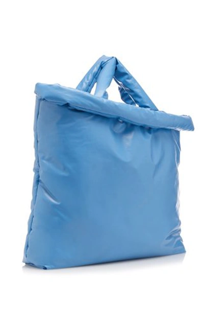 Shop Kassl Oil Padded Nylon Tote Bag In Blue